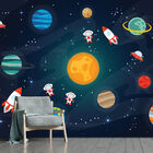 Papel De Parede Espaço Planetas Nave Infantil Sala Painel - 3
