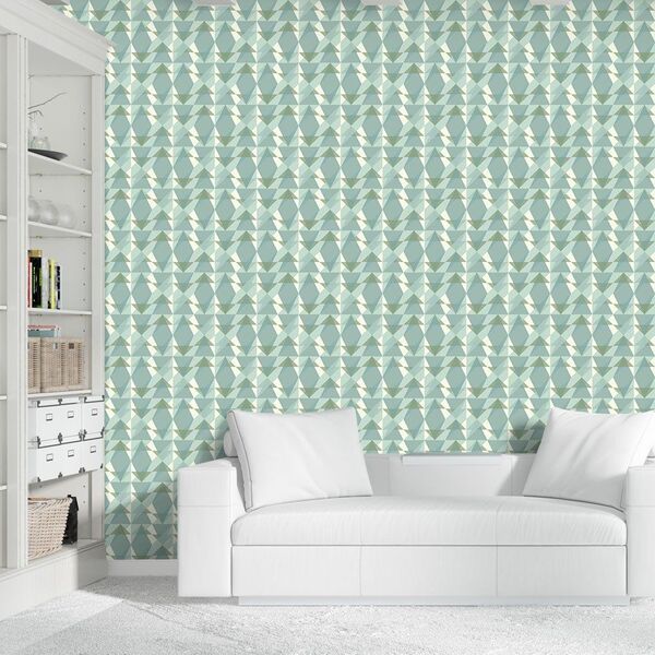 Papel De Parede Espelhos - 0 50 X 3 00 Metros