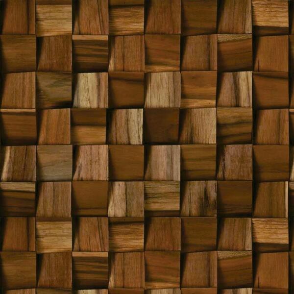 Papel De Parede Estampa De Madeira Ppmad055