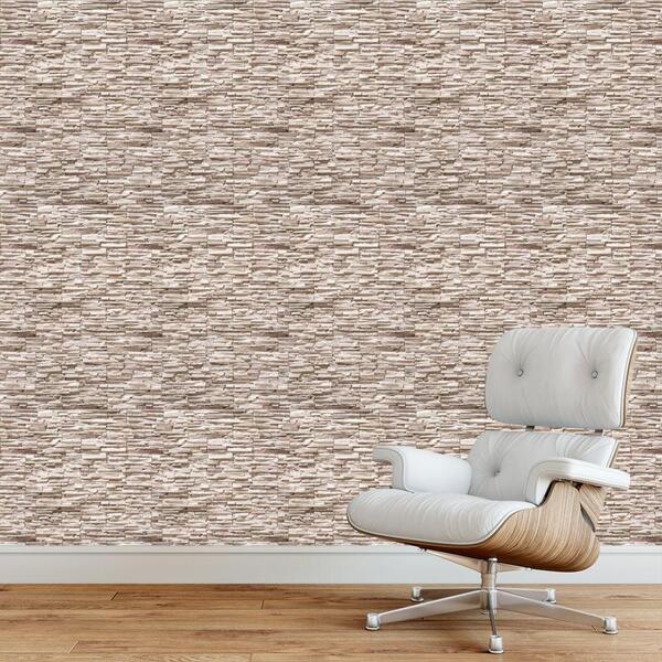Papel De Parede Estampa De Pedra Ppped005