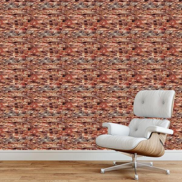 Papel De Parede Estampa De Pedra Ppped016