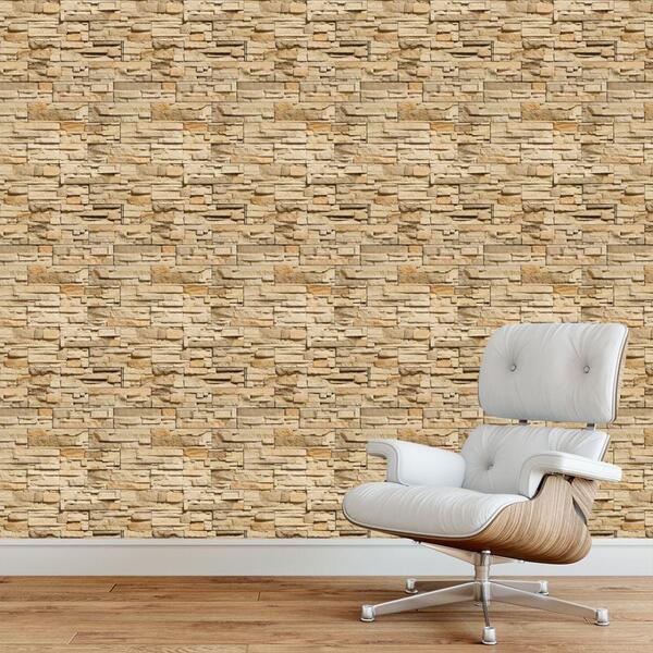Papel De Parede Estampa De Pedra Ppped017