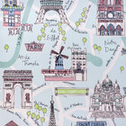 Papel De Parede Estampado Infantil Paris
