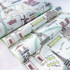 Papel De Parede Estampado Infantil Paris