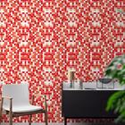 Papel De Parede Estampado Pastilhas Pppas012