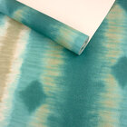 Papel De Parede Estampado Verde Estilizado