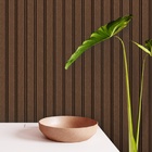 Papel De Parede Estilo Palete De Madeira Peroba Escuro 3m