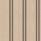 Papel De Parede Estilo Ripado Madeira Creme Claro Sala 12m