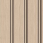 Papel De Parede Estilo Ripado Madeira Creme Claro Sala 6m