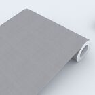 Papel De Parede Europeu Liso Cinza Lavável Quarto 4m²