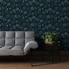 Papel De Parede Europeu Verde Estilo Escandinavo Boho 4m²
