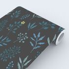 Papel De Parede Europeu Verde Estilo Escandinavo Boho 4m²