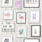 Papel De Parede Exposure Ep2201 Molduras Sobre Painel De Pinh