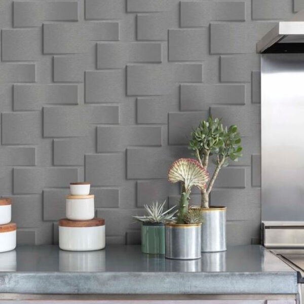 Papel De Parede Exposure Ep3304 Parede De Pedra 3d - Rolo: 10