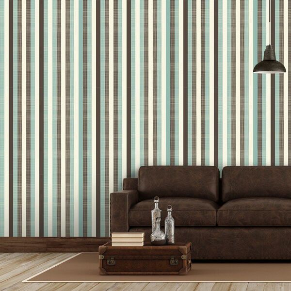 Papel De Parede Faixas Bali - 0 50 X 2 50 Metros