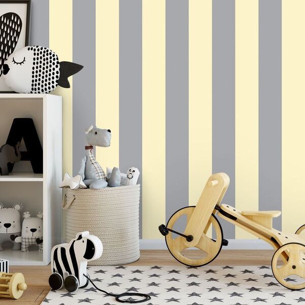 Papel De Parede Faixas Enrico - 0 50 X 3 00 Metros