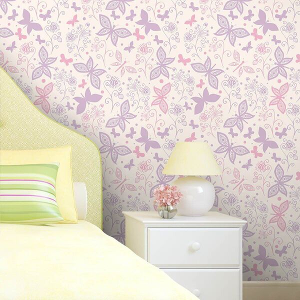 Papel De Parede Fantastic Butterflies - 0 50 X 3 00 Metros