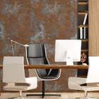 Papel De Parede Ferrugem Aço Cortein-60x300cm