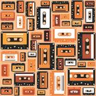 Papel De Parede Fitas Cassete - 0 50 X 3 00 Metros