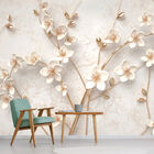 Papel De Parede Flor Floral Galhos Natureza Sala Painel - 231