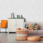 Papel De Parede Flora Gray - 0 50 X 3 00 Metros