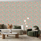 Papel De Parede Floral 1 Papel De Parede Rolo 0,51cm 10m