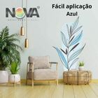 Papel De Parede Floral 90x60cm Azul Adesivo Decorativo Mod3