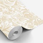 Papel De Parede Floral Abstrato Para Quartos E Sala Em Tons N