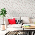 Papel De Parede Floral Adesivo Vinílico Lavável 10m