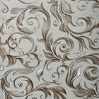 Papel De Parede Floral Bege E Marrom
