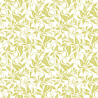 Papel De Parede Floral Com Detalhes Amarelo Mostarda 2,50m