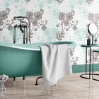 Papel De Parede Floral Com Ramos Autocolante 3mx40cm