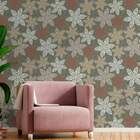 Papel De Parede Floral Modelo 159-60x300cm