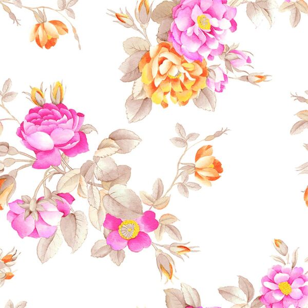 Papel De Parede Floral Rosa E Laranja Leroy Merlin O papel de parede estampado e uma solucao para muita gente que quer mudar o visual da sua casa, mas nao esta a fim de encarar cheiro de tinta. papel de parede floral rosa e laranja