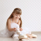 Papel De Parede Floral Rosa Infantil Adesivo 2,70x0,57m