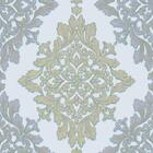 Papel De Parede Florence Azul Medalhão