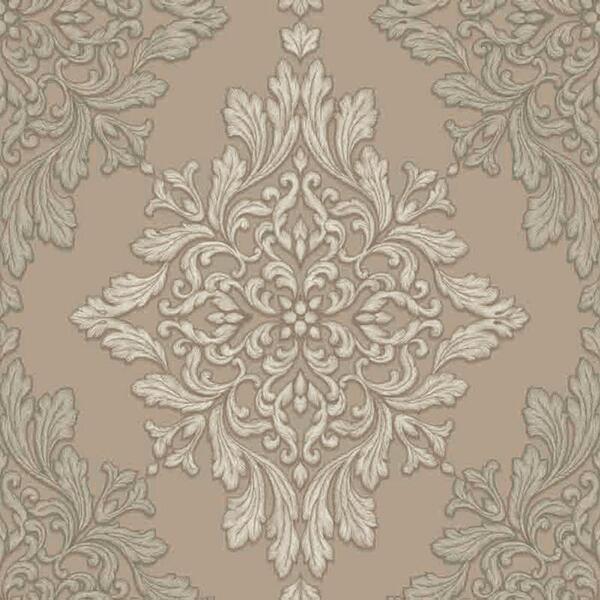 Papel De Parede Florence Marfim Medalhão