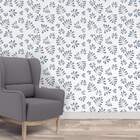 Papel De Parede Flores Abstrato Minimalista-60x300cm