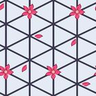 Papel De Parede Flores Na Grade - 0 50 X 3 00 Metros