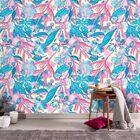 Papel De Parede Flores Psycho - 0 50 X 2 50 Metros