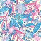 Papel De Parede Flores Psycho - 0 50 X 2 50 Metros