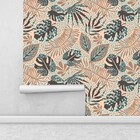 Papel De Parede Folhagem Modera