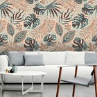 Papel De Parede Folhagem Modera