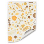 Papel De Parede Folhas Caindo Rolo De 0 60 X 3 00
