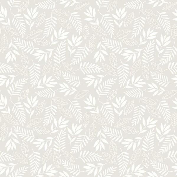 Papel De Parede Folhas De Coala - G78380 Greige