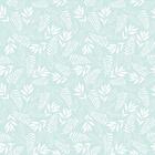 Papel De Parede Folhas De Coala - G78383 Turquesa