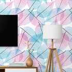 Papel De Parede Folhas Dólar Colorido Claro Adesivo 3m