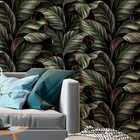 Papel De Parede Folhas Tropicais Jardim Verde Varanda 12m