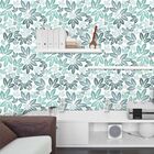 Papel De Parede Folhas Verdes - 0 50 X 3 00 Metros