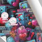 Papel De Parede Gamer 3d Arte Pintura Coraçao Rosa Estilo Gra